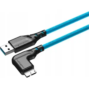 USB-A uz microUSB kabelis EDNET MTC-521, 5 m, zils