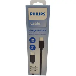 USB-C to USB-C Cable C2G 1.2 m — 36822, Black, Data and Charging