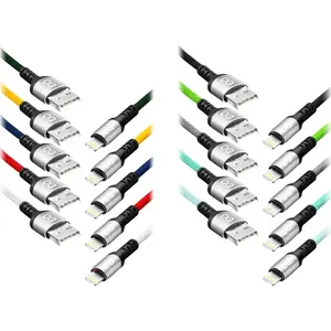 USB-A to Lightning cable ORNO CABEXCBRAILIGH1.2BO 1.2 m multicolour