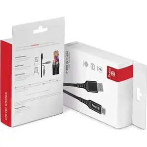 USB-A to USB-C cable Crong CRG565 0.25 m — black, data and charging cable