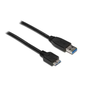 USB kabelis Alcasa USB A — Micro‑USB B 3 m, USB 3.2 Gen 1 (3.1 Gen 1), melns