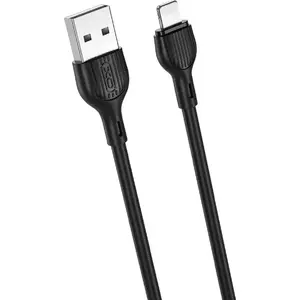 USB to Lightning cable XO 1 m Black - compatible with Lightning devices (GSM111862)