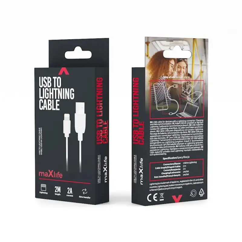Кабель USB-C — Lightning TelForceOne OEM0100964 Photo 2