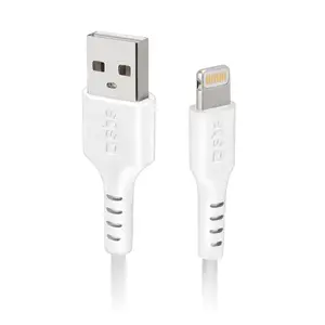 USB cable SBS Mobile TECABLEUSBIP589W — Lightning to USB-A, 1 m, USB 2.0, White