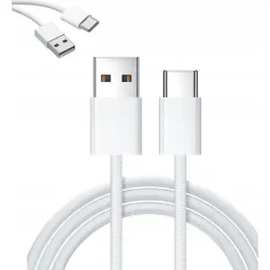 USB-A — USB-C kabelis zenwire 2 m balts (modelis 1000581)