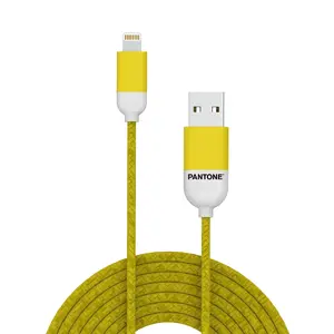 USB A to Lightning cable CANYON PT-LCS001-5 — 1.5 m, yellow