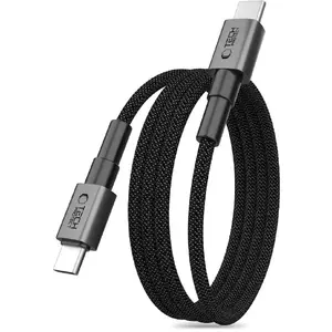 USB-C to USB-C cable Tech-Protect 2 m, grey — power and data transfer, reversible connectors