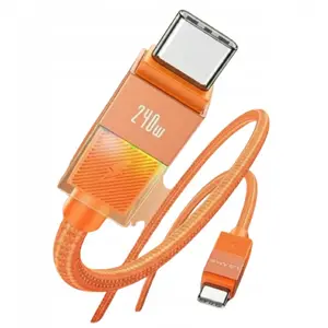 USB-C to USB-C Cable usams U93 240W 1.2m, orange