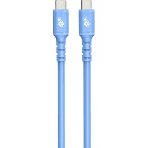 USB-C to USB-C Cable TB Print AKTBXKUCC2SI10N 1 m, blue, data and charging cable