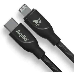 Плетёный кабель зарядки USB-C/Lightning Joyroom 30W 1 м USB 2.0 чёрный