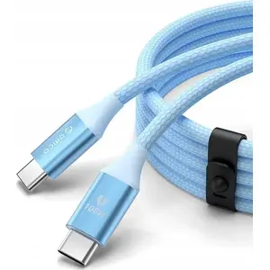 USB-C to USB-C cable ORICO 1 m, multicolored, USB data cable, reversible connector, USB-C charging and data transfer