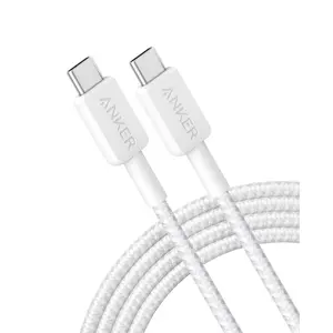 USB-C to USB-C cable Anker 322 — 1.8 m, white