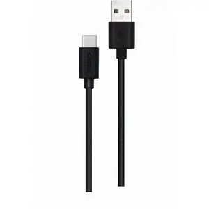 USB-A uz USB-C kabelis Philips S7919326 1,2 m, melns