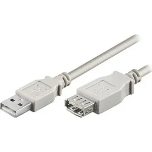 USB-A uz USB-A kabelis Neutralle 5 m, pelēks, modelis 81924