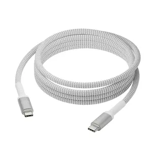 USB-C to USB-C Cable d bramante re-charge Pro BRD 2.5 m, USB 2.0, 100W, White