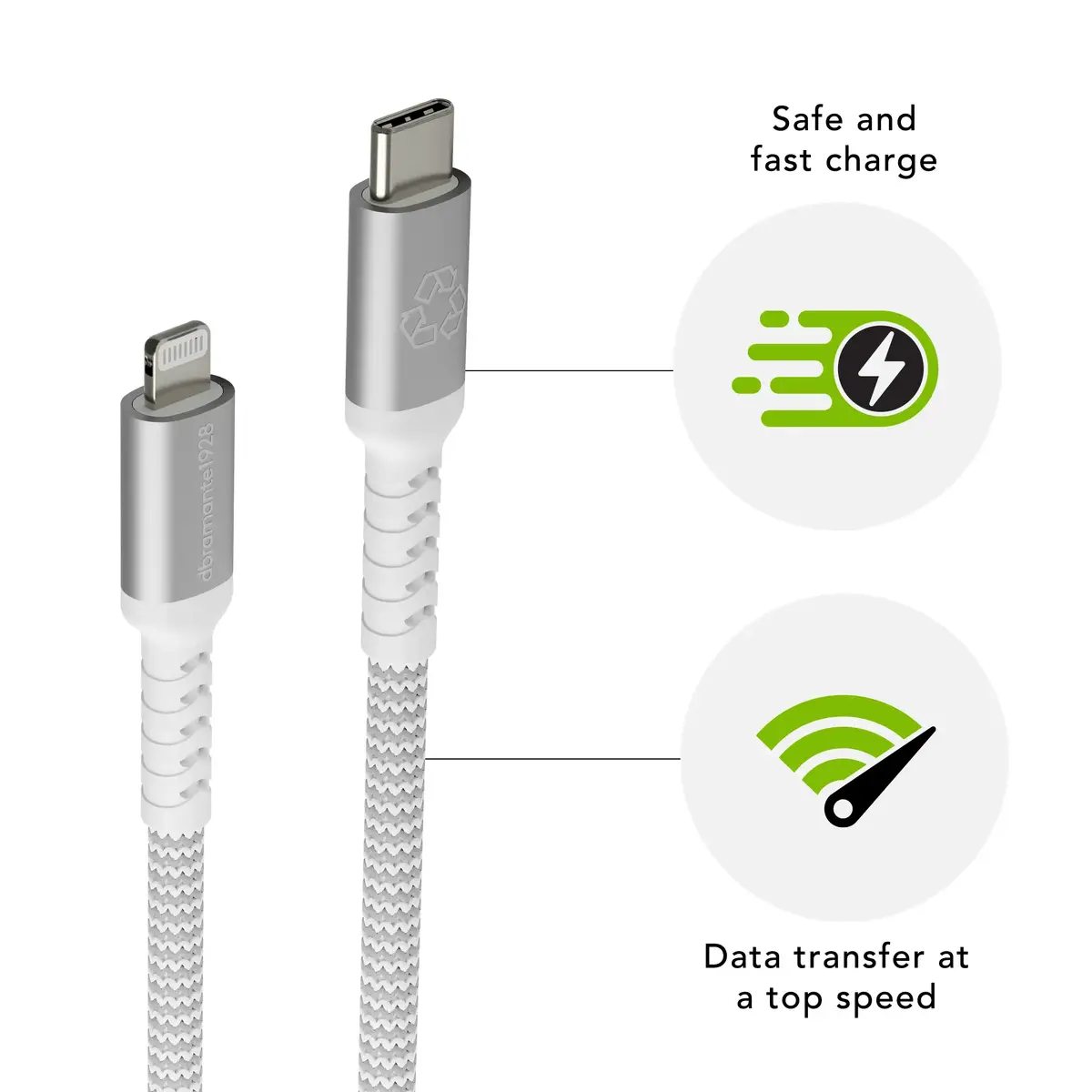 d bramante re-charge Pro BRD USB-C uz Lightning 1.2 m Photo 4