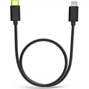 USB cable FiiO USB-C to Lightning 0.5 m Black