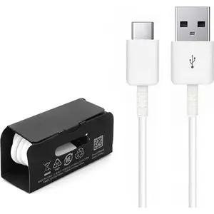 USB-A to USB-C Cable 1.1 m White — No name 26197