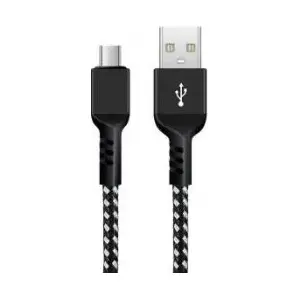 Кабель USB-A — microUSB Maclean MCE473, 1 м, черный