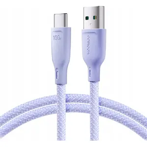 USB-A to USB-C cable Joyroom JYR793, 1 m, purple