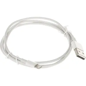 USB-A uz Lightning kabelis Vitalco 1 m, balts (LIGHTNING-W/USB-W-1M)