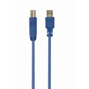 USB A to USB B cable GEMBIRD CCP-USB3-AMBM-6 — 1.83 m, USB 3.0 (5 Gbit/s), blue
