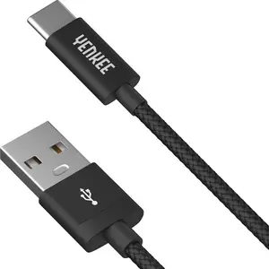 USB kabelis SENCOR USB-A uz USB-C 2 m melns (YCU 302 BK)