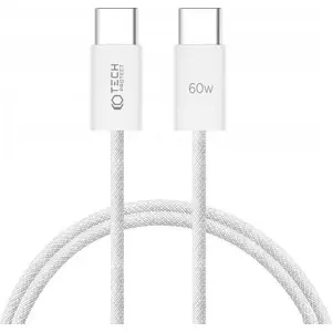 USB-C to USB-C cable Tech-Protect 1 m White — USB 2.0 data and charging cable