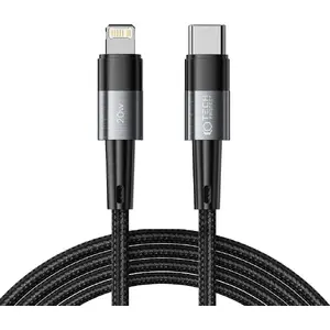 USB-C to Lightning Cable Tech-Protect THP2031, 2 m, Black