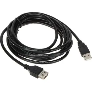 Кабель USB-A — USB-A 3 м черный — No name USB-WG/3.0M