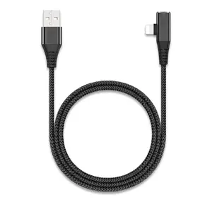 Кабель USB-A — Lightning RoGer 1 м — кабель для передачи данных и зарядки, чёрный