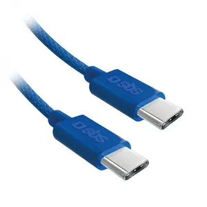 USB-C to USB-C cable SBS Mobile TECABLETISSUETCCB 1.5 m USB 2.0 Blue