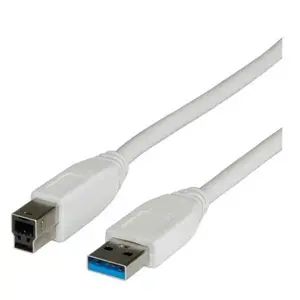 USB A uz USB B kabelis 1.8 m, IBOX Nilox USB 3.2 Gen 1 (USB 3.0) pelēks