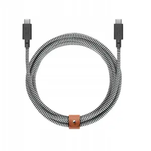 Кабель USB-C — USB-C Native Union BELT-XL-C-ZEB-3-NP — 3 м, черный
