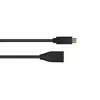 Alcasa 2811‑OTG USB‑C to USB‑A 0.1 m cable Photo 2