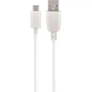 Кабель USB — USB-C TelForceOne Maxlife 2,0 м 2A белый — передача данных и зарядка
