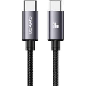 Кабель USB-C — USB-C usams U91 60W 1 м, кабель для передачи данных и зарядки