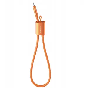 USB-C to USB-C cable usams U97 60W 30cm with handstrap, orange