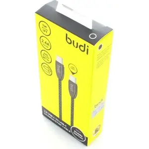 USB-C uz USB-C kabelis Budi 1 m melns (modelis 43432-uniw)