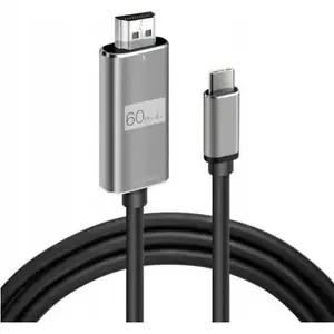 USB-C uz HDMI kabelis zenwire 2 m, pelēks — video/Audio pārraide, 4K atbalsts