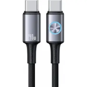 USB-C to USB-C Cable usams SJ751USB01 1.2 m, Gray