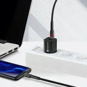 USB-C to USB-C cable usams CBB-2PDRS 2 m — black, data and charging cable