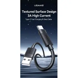 USB-C to USB-A Cable usams U94 18W 1 m, black