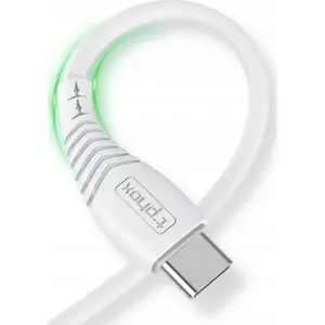 Кабель USB-C — USB-C T-Phox AKC006662, 1,2 м, белый