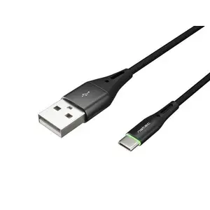USB-A uz USB-C kabelis NATEC NKA-1957 1 m — datu un uzlādes kabelis, melns