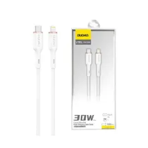 USB-C to Lightning Cable Dudao L7SCL — 30W, 1 m, White