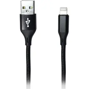 USB-A uz Lightning kabelis MSONIC MLU623, 1 m, melns