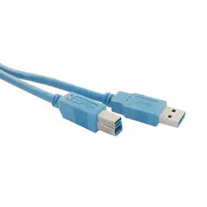 USB A to USB B cable 2 m, TECHNISAT, USB 3.2 Gen 1 (3.1 Gen 1), blue