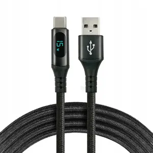 Кабель USB-C — USB-C usams CBB-2CBL, 2 м, черный