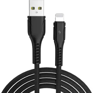 USB-A to Lightning Cable LIBOX 1 m — USB data cable for iPhone/iPad, black
